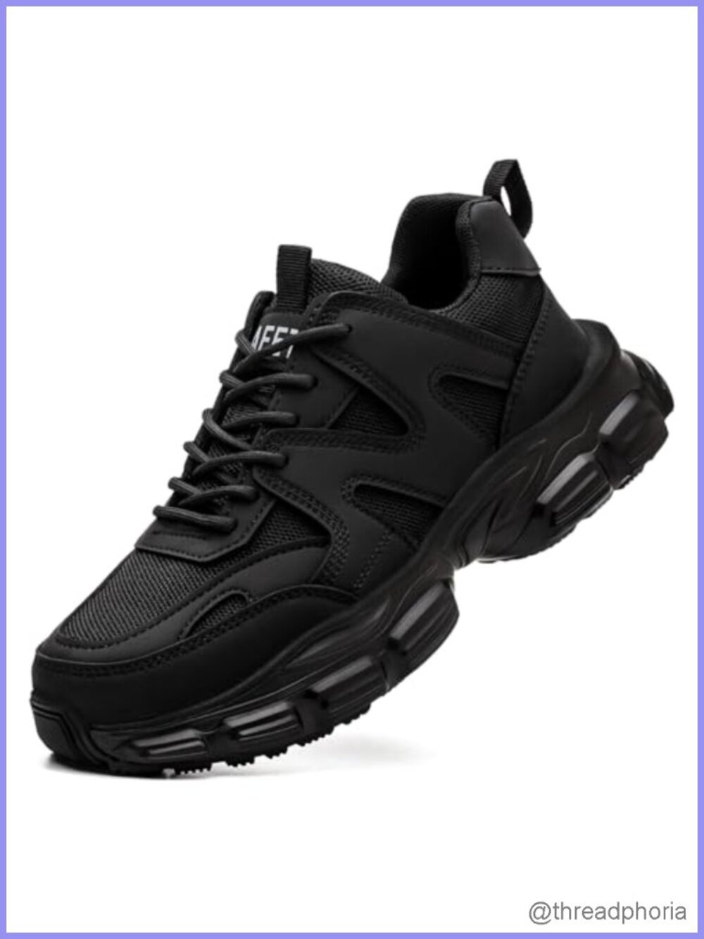 Steel Toe Work Shoes Wide Non-Slip Safety Sneakers Lightweight